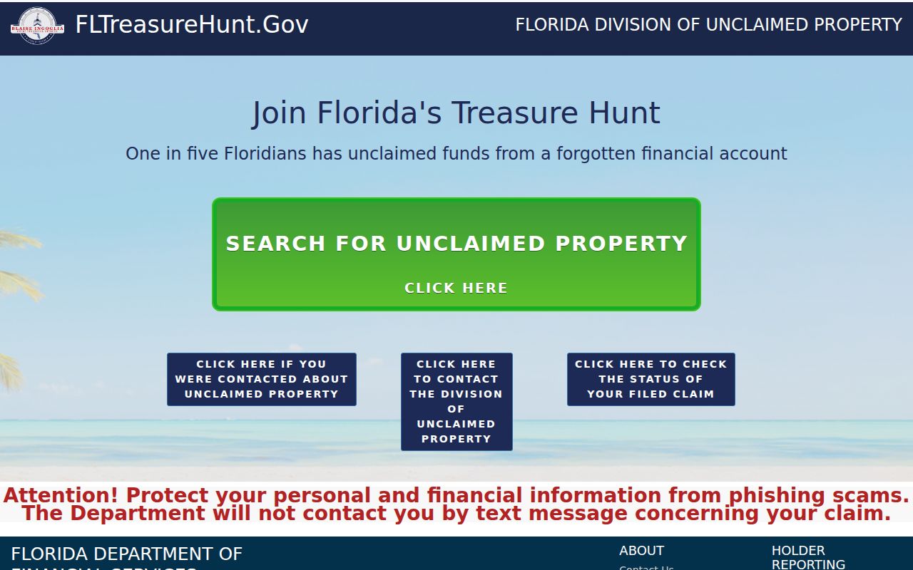 Florida Treasure Hunt official name search used as a clue for past Ormond Beach residents